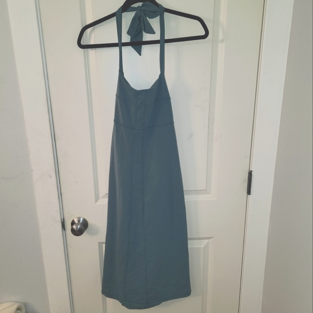 Athleta Bnwots halter maxi dress size 14 Tall